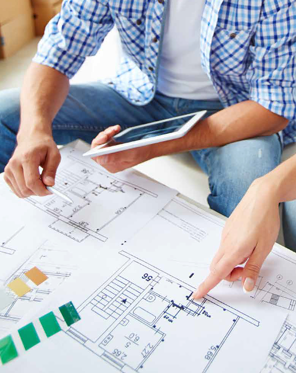 arquitecto tecnico tablet planos obra